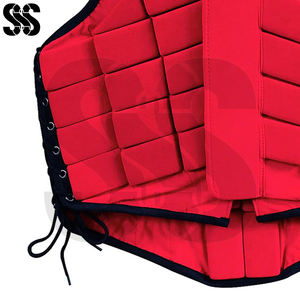 Chaleco de Seguridad para Montar a Caballo con Cremallera Delantera, Protector Corporal Ecuestre, Ligero, Transpirable, Resistente a Impactos, Ajuste Cómodo, Acolchado - Product Image 6