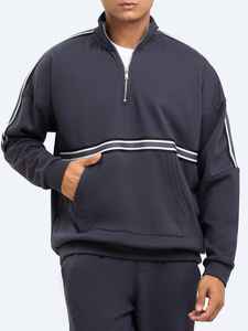 Ensemble de survêtement pour homme, nouveau design, manches longues, tenue de sport, survêtement à séchage rapide pour homme, vêtements d'entraînement sportif, survêtement en gros - Product Image 2