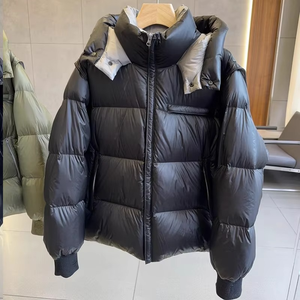 Vestes d'hiver pour hommes de haute qualité en gros, imperméables, grandes tailles, avec capuche, rembourrage en duvet et manteaux chauds, vestes pour hommes - Product Image 3