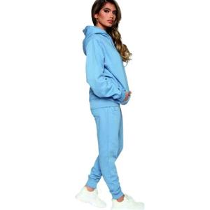 Respirant réglable de bonne qualité à la mode femme fantaisie automne sweat à capuche décontracté et survêtement vêtements de salon ensemble de survêtement pour les filles - Product Image 4