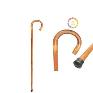 BÂTONS DE MARCHE EN BOIS DE HAUTE QUALITÉ-CANNE DE MARCHE EN ROTIN NATUREL POUR LES PERSONNES ÂGÉES SUPPORT DE MARCHE JOGGING ET MARCHE - Product Image 2