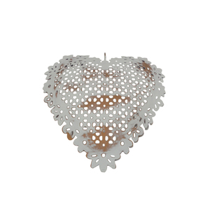 Vente chaude Fer Métal Suspendu Coeur Mur Décoratif Ornement Gris Couleur pour La Maison & Décoration De Noël À La Main En Vrac - Product Image 1