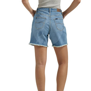 Venta al por mayor Made Women Jeans Shorts Low Moq Women Jeans Shorts Oem Service Women's Short - Product Image 3
