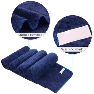 Quantité en vrac fait serviette d'hôtel 100% coton biologique serviette de bain haute qualité Sport Gym utiliser des serviettes personnalisées - Product Image 2