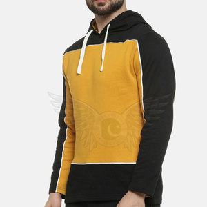 Sweats à capuche d'hiver décontractés pour hommes, design à motifs solides, vêtements de mode d'extérieur dans différents styles, teints en couleur unie - Product Image 3