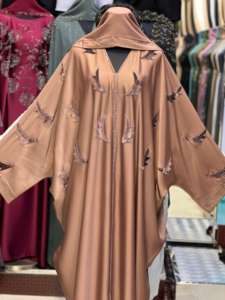 2025ใหม่เสื้อผ้าอิสลามแบบดั้งเดิมสำหรับผู้หญิงสวยสีดำดูไบอาบายาทำจากโพลีเอสเตอร์ซาอุดิอาระเบียผ้ามุสลิม - Product Image 3