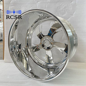 Rueda Forjada RCSR Billet Specialties Estilo Deep Dish de Alto Brillo 5*127 5*5 5*120 5*4.75 de 24 y 26 Pulgadas para Camioneta Chevrolet C10 - Product Image 4