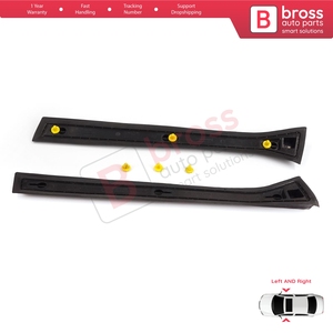 BDP1445 Cache-colonne de carrosserie extérieure gauche droite pour Astra H A04 2004-2014 4/5 portes 13123710 13123711 - Product Image 2
