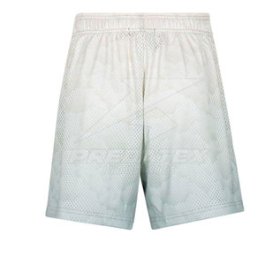 Pantalones cortos deportivos de malla de poliéster 100% para hombre, superventas, diseño personalizado, estilo informal transpirable, cintura media, patrón sólido - Product Image 2