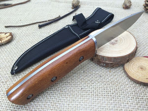 Couteaux de chasse et de camping Bowie professionnels en acier inoxydable D2 à lame dentelée, haute qualité, survie en extérieur, personnalisables OEM - Product Image 3