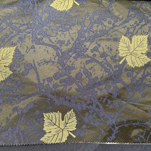 ผ้าซาตินผ้าแจ็คการ์ดโพลีเอสเตอร์เนื้อนุ่มพิเศษลายดอกไม้ผ้าโลหะเนื้อผ้าระบายอากาศได้ดีแห้งเร็วสำหรับ100% เสื้อผ้าสำหรับผู้หญิง - Product Image 1