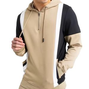 Ensemble sweat-shirt et short pour homme, streetwear décontracté, taille confortable, 100% coton molleton, logo personnalisé pour homme - Product Image 4