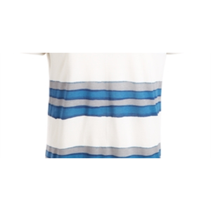 T-shirt da uomo American Rag a righe con scollo a V, motivo a tinta unita, tessuto a maglia da 240 grammi, taglia XX-Large, bianco, stampa compressa - Product Image 6