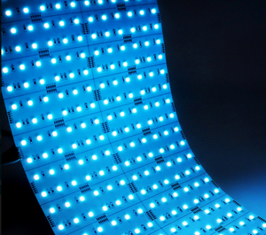 LED 시트 RGBWW 5050 72개 LED 실내 LED 디스플레이 월 시트 DC24V 6LED 절단 가능 RGBCW LED 플렉스 시트 패널 라이트 실내 조명 - Product Image 1