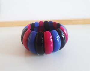 Brazaletes transparentes de resina Lucite hechos a mano, elegantes pulseras de moda para mujeres y niñas | Joyería transparente de resina - Product Image 2