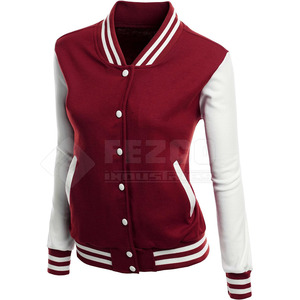 แจ็กเก็ตเลตเตอร์แมนแขนยาวของผู้หญิงแจ็กเก็ตฤดูหนาว - Product Image 3
