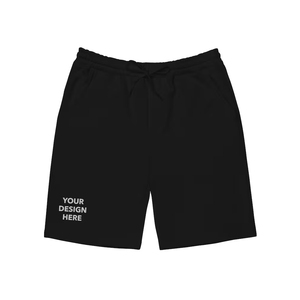 Shorts de style de vie actif en toile coupe-vent taille mi-haute pour hommes avec logo personnalisé, vente en gros pour sororités et fraternités, 100 % coton - Product Image 5