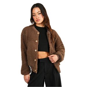 Fabricant de vêtements sur mesure : Vestes pour femmes, streetwear, hiver, chaudes, tendance, unies, longues, coupe ample - Product Image 2