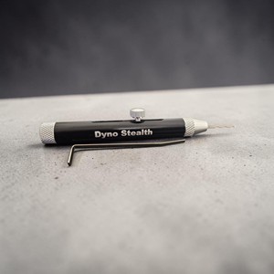 Ganzúa negra delgada tipo bolígrafo de triple gancho para cerraduras pequeñas, herramienta EDC para cerrajería deportiva, grabado de logotipo personalizado, OEM, fabricado en EE. UU. - Product Image 5
