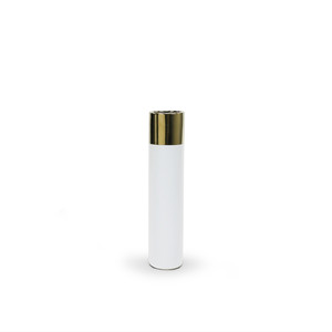 CYL0420GW - Cylindre en céramique blanche avec dessus doré - 20 - Product Image 1