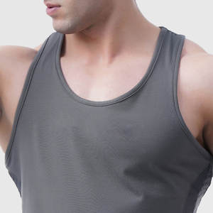 Vente directe d'usine de débardeur respirant 100% coton vêtements de fitness fabriqués au Pakistan pour hommes Style décontracté grande taille vêtements d'été - Product Image 5