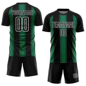 Sportwear Soccer Wear Set 100$ Polyester Breathable Custom Deign <b>Heat</b> Transfer Print Soccer Jersey & Shorts Set at Wholesale - Product Image 5
