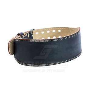 2024 Designer cuir de vachette matériel unisexe ceinture d'haltérophilie avec sangle réglable de haute qualité poignets pour Fitness Logo personnalisé - Product Image 2