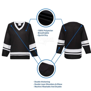 Camiseta de Hockey sobre Hielo Elite |   Uniforme Profesional para Equipo |   Tela Ligera y Transpirable |   Costuras Duraderas | OEM al por Mayor - Product Image 2