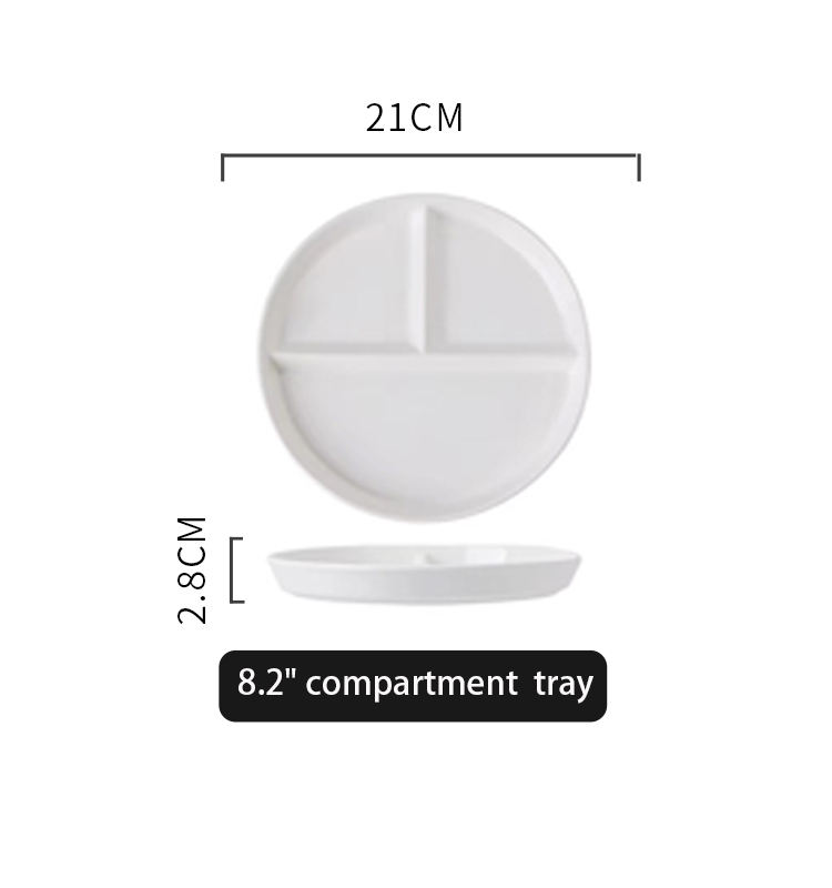 8.2"   3-section (white)