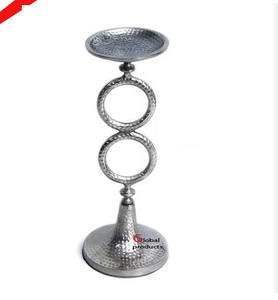 Bougeoir de grande taille en argent de qualité standard pour la maison, l'hôtel, le restaurant et le bar - Product Image 4