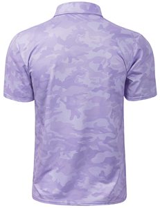 Camiseta de Golf de Camuflaje Personalizable para Hombre, de Verano, con Absorción de Humedad, Secado Rápido, Antiarrugas, ODM, Color y Logotipo Personalizados - Product Image 2