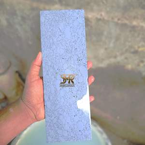 Losa de piedra turquesa azul pulida de alta calidad con patrón de telaraña Natural para hacer incrustaciones de joyería con mango de cuchillo y proyecto artesanal - Product Image 4