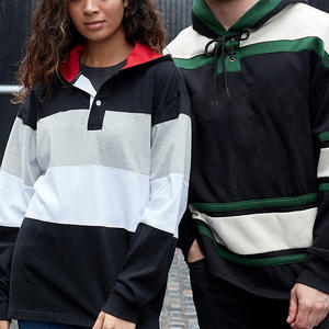 เสื้อเจอร์ซีย์มีฮู้ดสำหรับเล่นฮ็อกกี้น้ำแข็งปรับแต่งได้เหมาะกับทุกเพศขนแกะกันร้อนและสีสันของทีมหนา - Product Image 3