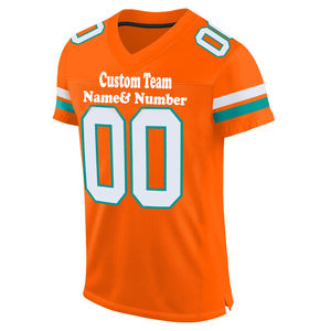 Maillot de football américain de haute qualité, nouveau style, blanc, avec numéros en twill, uniforme de joueur pour le jour du match, vêtements - Product Image 4