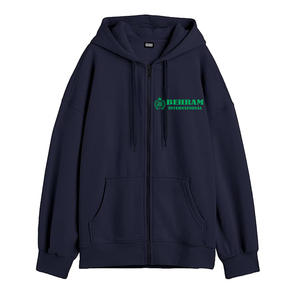 High Quality Zip Hoodie Professional Manufacturers Custom Embroidered Casual Wear Heavyweight <b>Thermal</b> 100% Cotton Breathable - Product Image 3