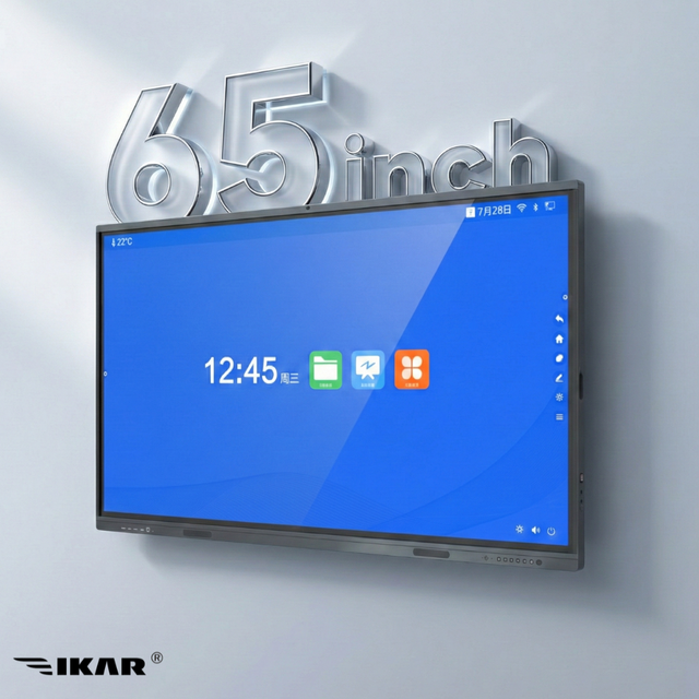 65 Inch Interactive Flat Panel for Small Meeting Rooms|4K UHD|40-Point Infrared Touch|Android 12/13|OEM/ODM Bulk Supply