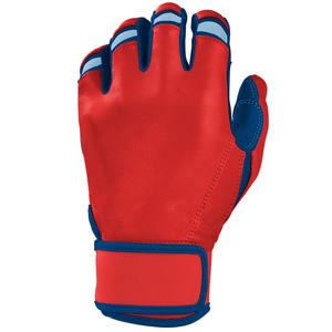 Guantes de béisbol y softbol personalizados profesionales para hombres y mujeres Guantes de bateo de béisbol de cuero genuino de estilo de tendencia - Product Image 3