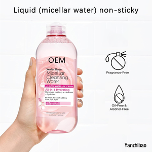 OEM <span class=keywords><strong>Eau</strong></span> <span class=keywords><strong>micellaire</strong></span> vegan Démaquillant doux et hydratant à la rose et à la glycérine pour tous les types de <span class=keywords><strong>peau</strong></span>, utilisation sur le visage - Product Image 5