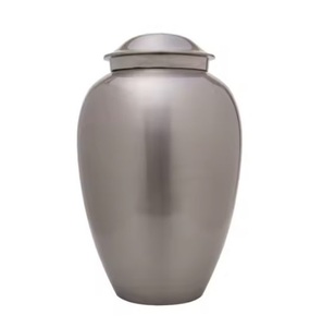 Urnes funéraires de qualité supérieure au prix de gros Urne funéraire en métal pour cendres humaines au design classique - Product Image 1