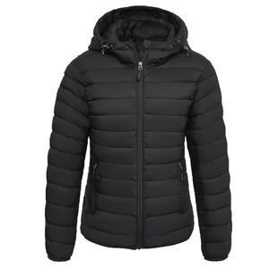 Abrigo de invierno acolchado personalizado para mujer, chaqueta ligera impermeable, chaqueta corta acolchada para mujer, chaqueta cálida de invierno - Product Image 1