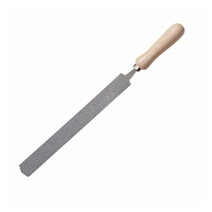 Cuchillo raspador profesional para pezuñas de caballo, acero con alto contenido de carbono, 350 mm, lima de doble cara para recortar, herramienta de herrador, mango, instrumento veterinario - Product Image 2