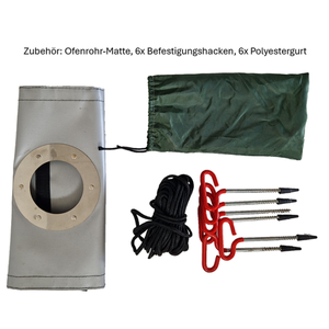 เต็นท์ซาวน่า ALMI-Flex กันน้ำสามชั้น สองห้องนอน สำหรับตั้งแคมป์กลางแจ้งสามฤดู - Product Image 6