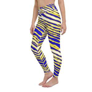 Leggings de yoga pour femmes, taille haute élastique, nœud papillon, contrôle du ventre, longueur complète, poches, effet push-up, antistatique - Product Image 1