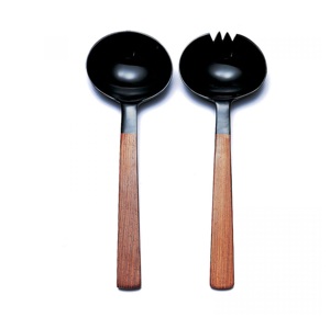 Utensilios para Ensalada Modernos de 11 Pulgadas, Recubiertos de Resina, Aptos para Lavavajillas, Ecológicos, Hechos en India - Product Image 4
