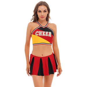 Uniformes de cheerleading personnalisés 100% polyester Nouveau design Vente en gros Haute qualité Ensembles pour femmes adultes Personnalisation OEM/ODM - Product Image 5