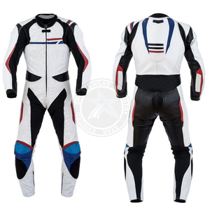 Combinaison de course moto en cuir personnalisée de haute qualité, respirante, coupe-vent, unisexe adulte - Product Image 1