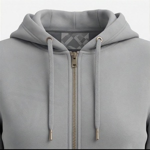 Survêtements en molleton de coton pur pour femmes élégants Logo personnalisable Étiquette de haute qualité Ensembles pour femmes Premium Doux et chaud Vêtements de sport de gym - Product Image 4