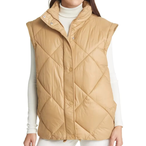 Veste d'hiver à longues rayures pour femmes Offre Spéciale personnalisable taille OEM grande taille fermeture à glissière imperméable 2025 - Product Image 5