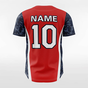 100% Polyester tissu à séchage rapide formation maillot de Baseball personnalisé athlétique équipe de Baseball maillot nouveau Design 2025 - Product Image 3