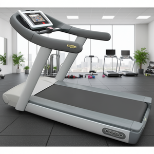 Tapis roulant pliable remis à neuf avec téléviseur pour la marche, la course, l'entraînement cardio, la résistance, les studios de fitness, les salles d'entraînement à domicile - Product Image 2